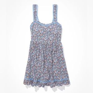 AE Tie-back Baby Doll Mini Dress